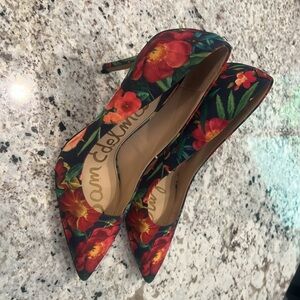 Sam Edelman Floral Heels